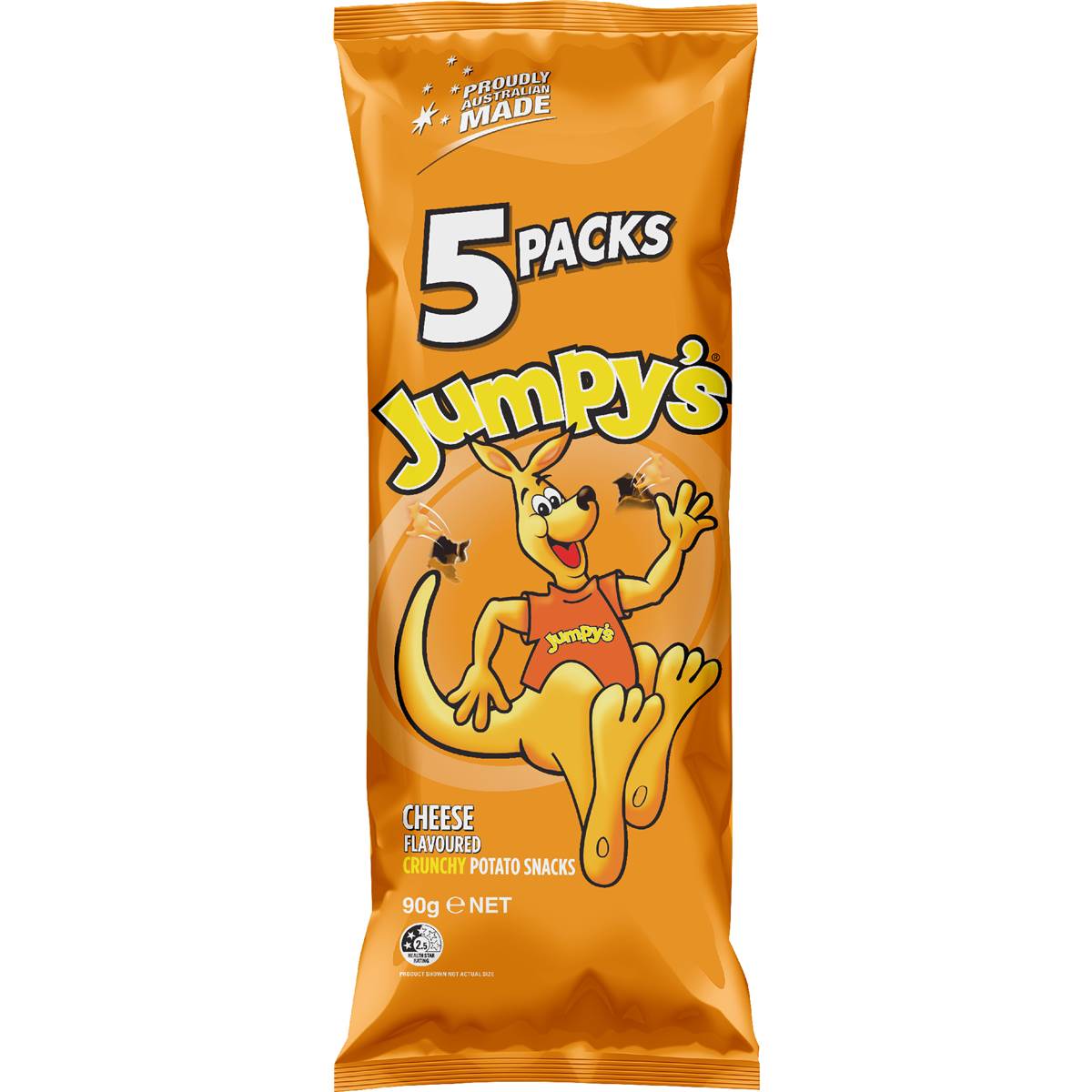 Jumpy's Cheese Flavoured Potato Snacks 5 pack