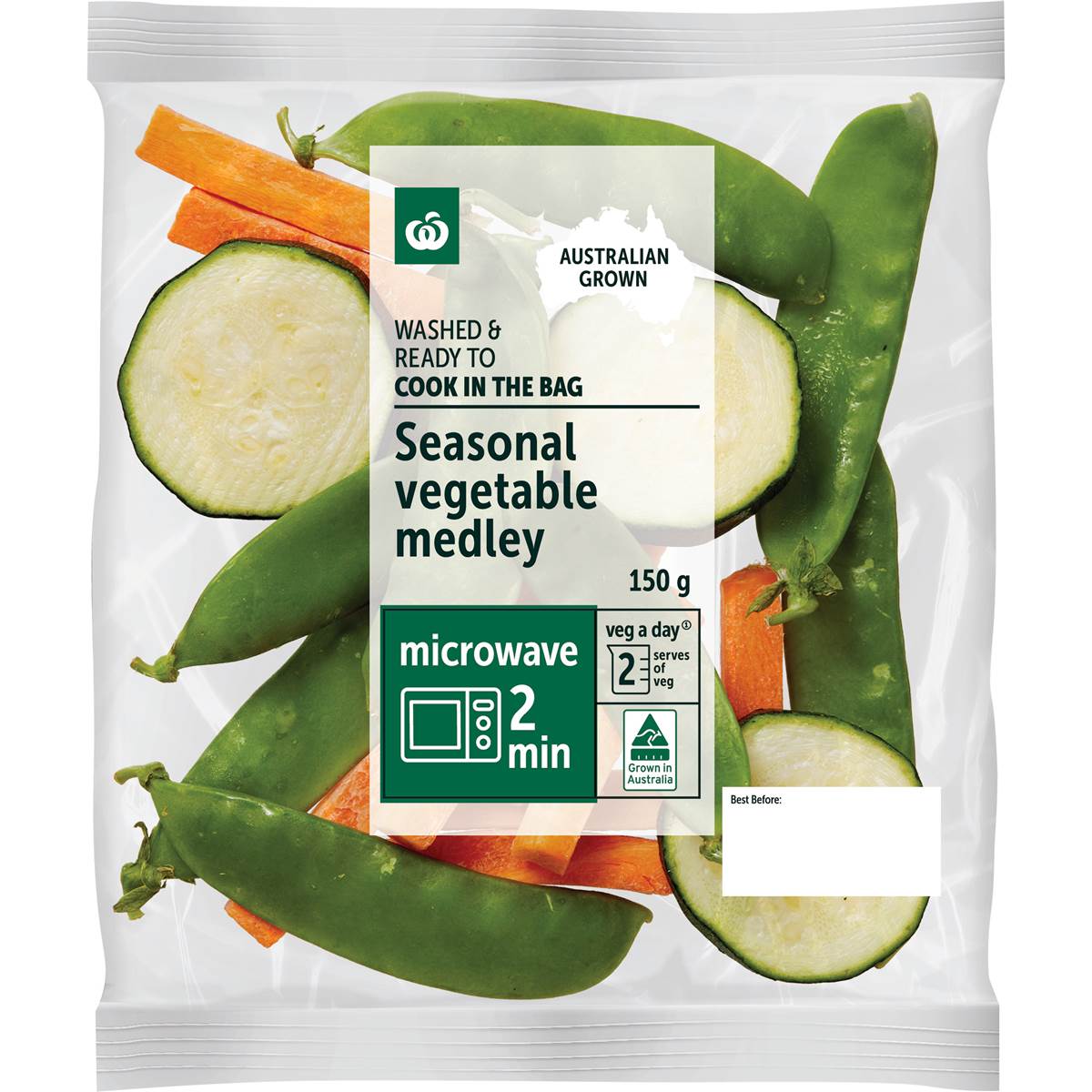 Woolworths Seasonal Vegetable Medley 150g