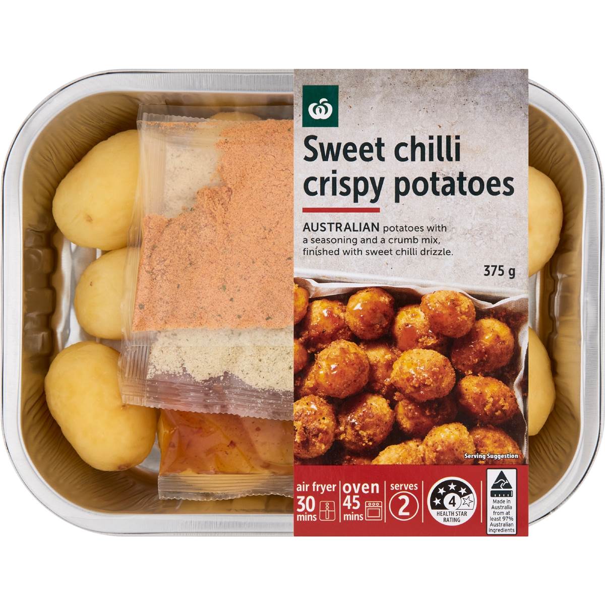 Woolworths Sweet Chilli Crispy Potatoes 375g