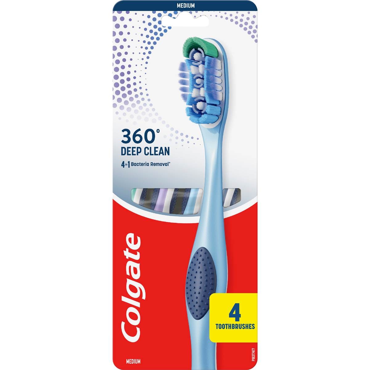 Colgate 360 Deep Clean Toothbrush Medium Value 4 pack