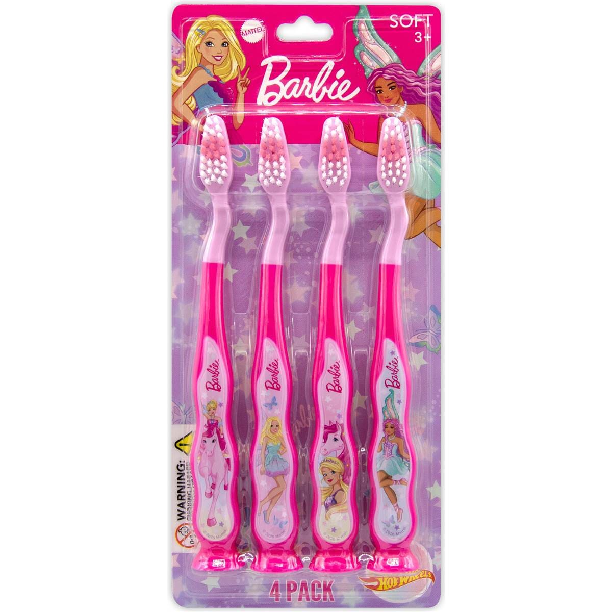 Licensed Kids Toothbrushes Assorted 4 pack