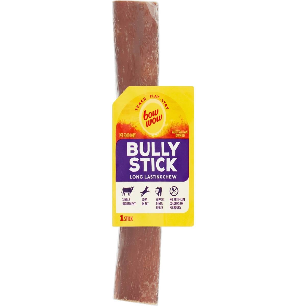 Bow Wow Bully Stick Dog Treat each