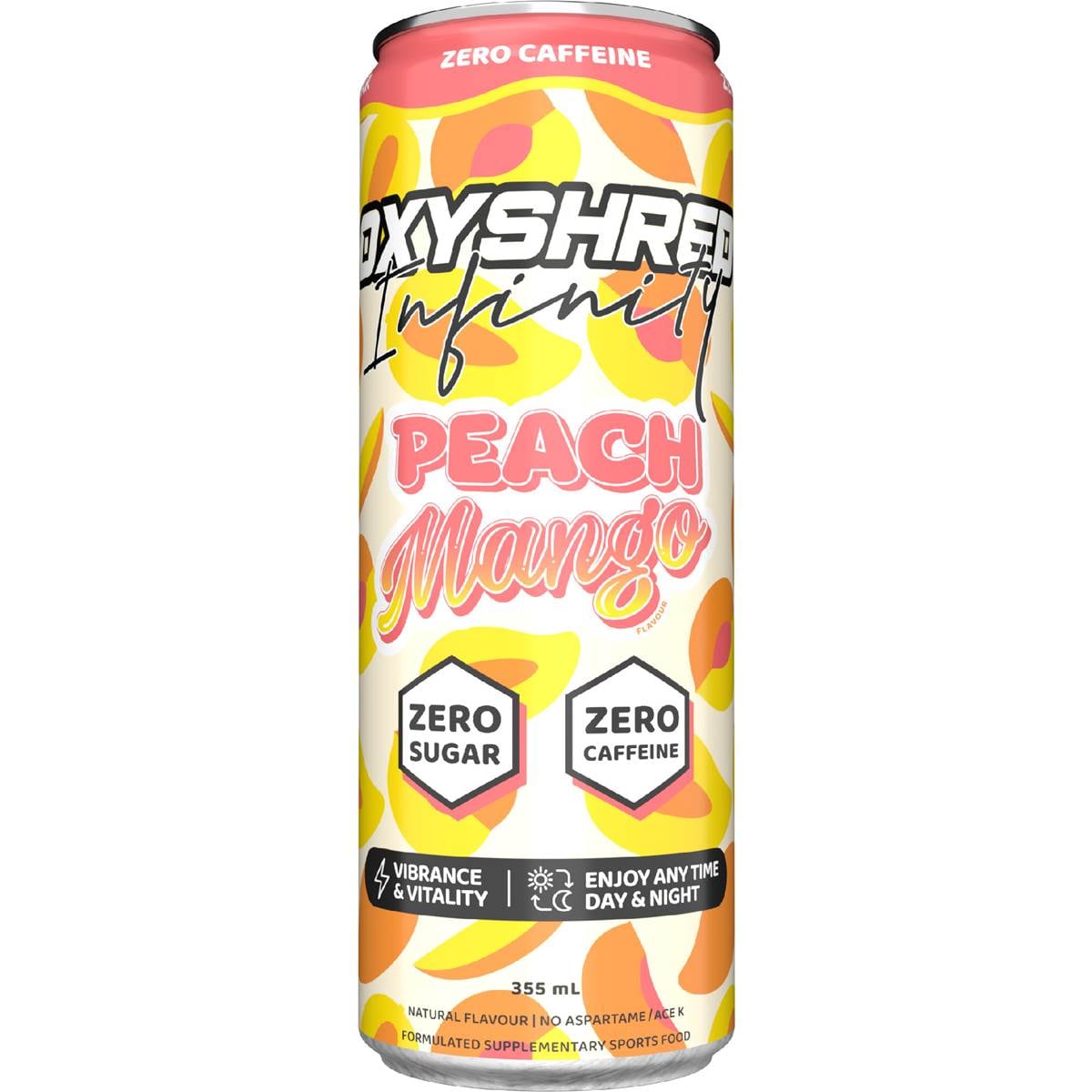 OxyShred Infinity Peach Mango Can 355mL