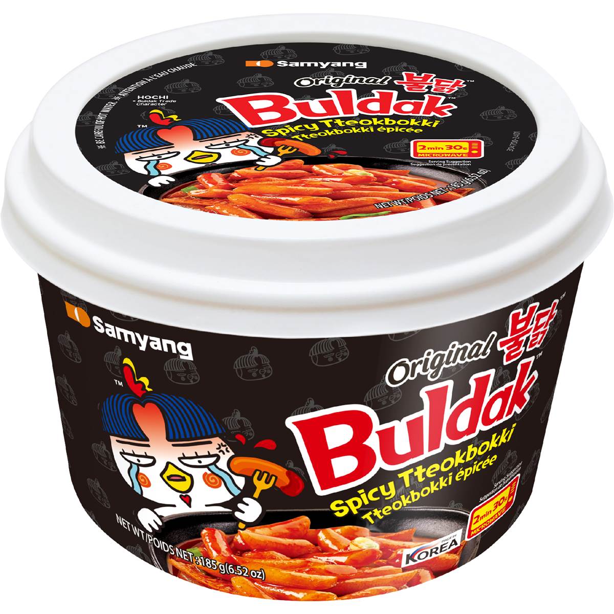 Samyang Buldak Original Spicy Tteokbokki 185g