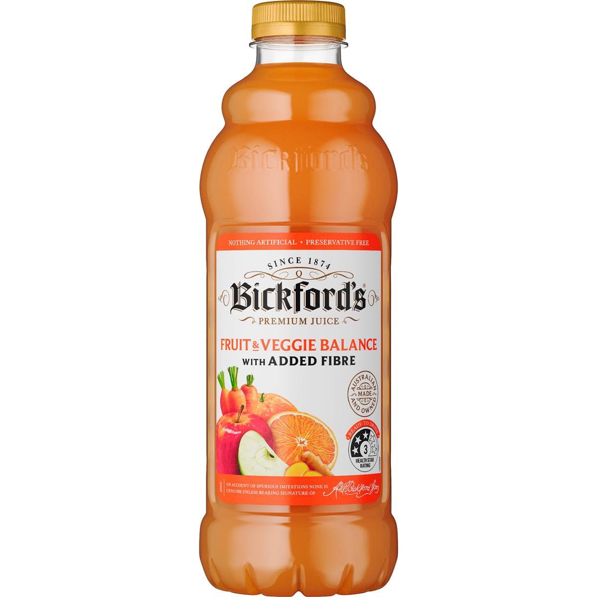 Bickford's Fruit & Veggie Balance Juice 1L