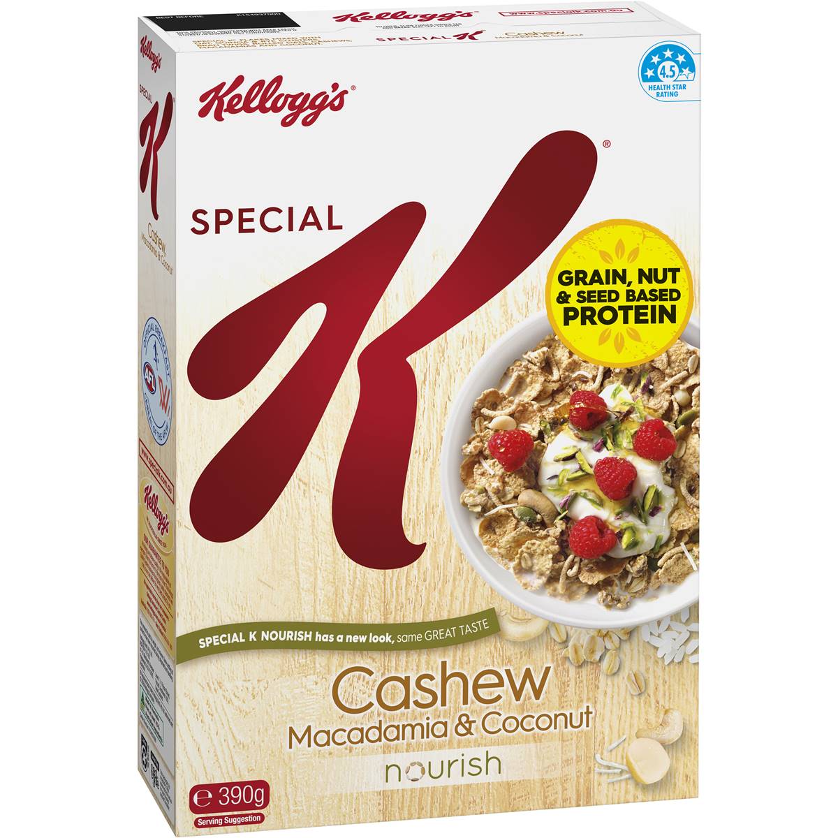 Kellogg's Special K Nourish Nut Medley Breakfast Cereal 390g Woolworths