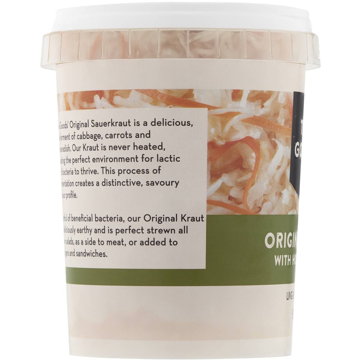 The Goods Living & Fermented Original Sauerkraut 500g Woolworths