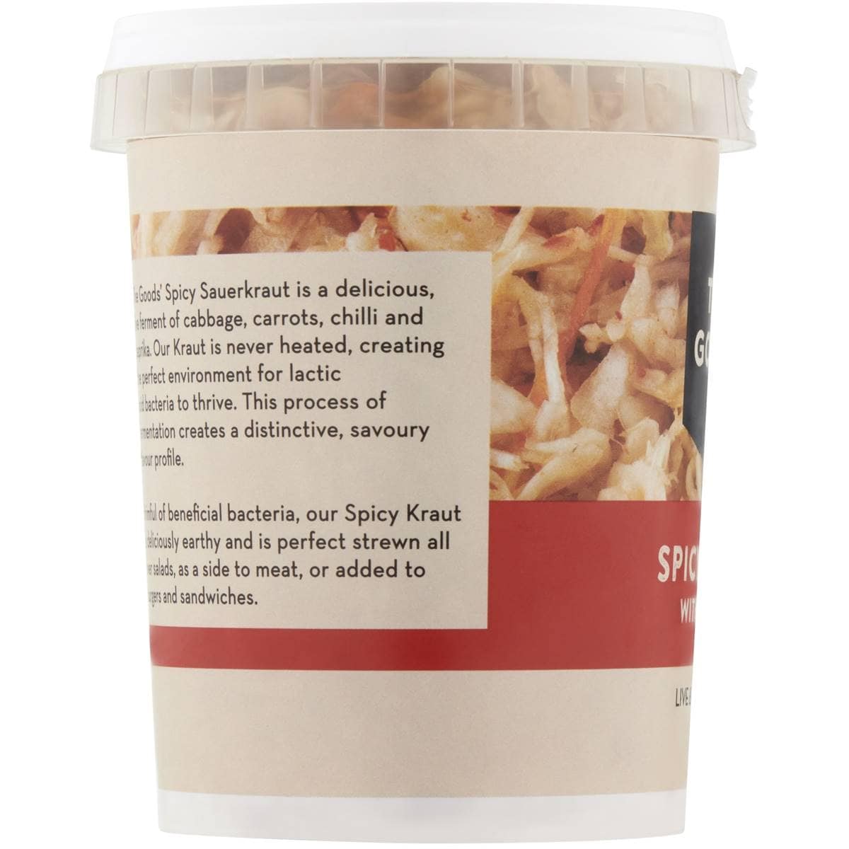 The Goods Living & Fermented Spicy Sauerkraut 500g Woolworths