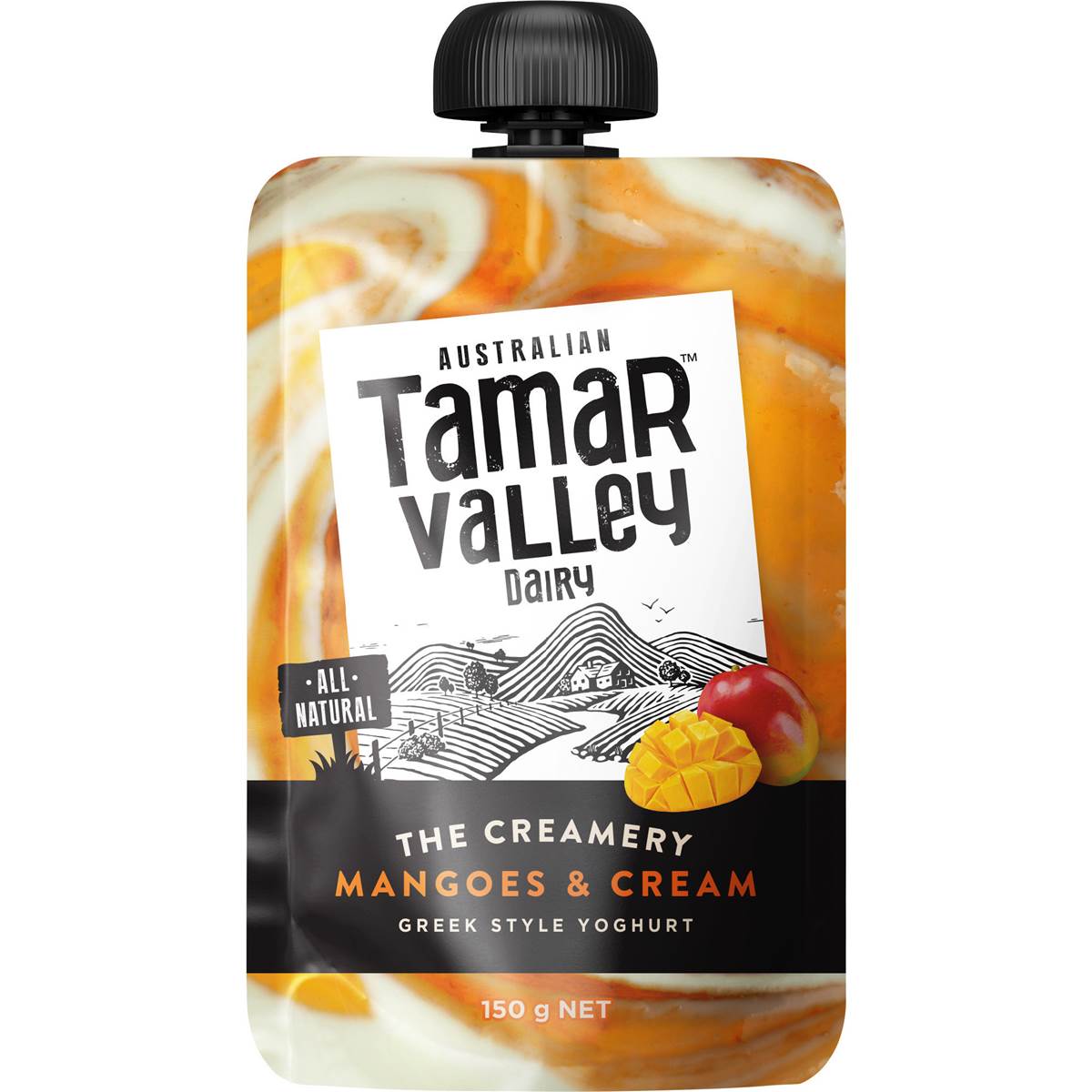 Tamar Valley The Creamery Yoghurt Pouch Mangoes & Cream