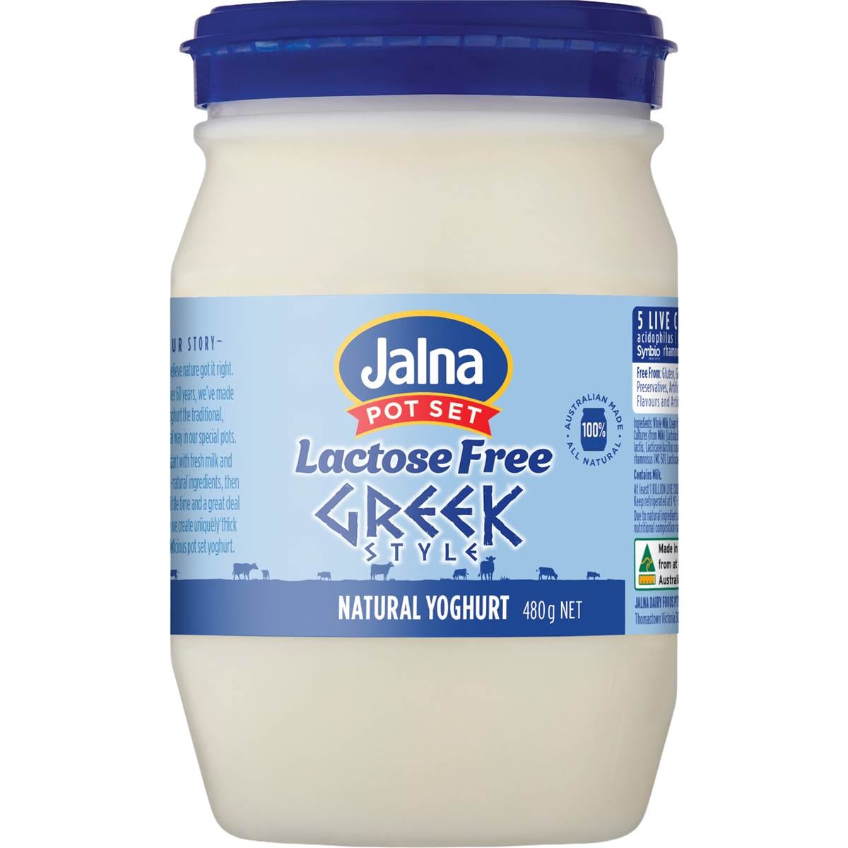 Jalna Lactose Free Greek Style Yoghurt