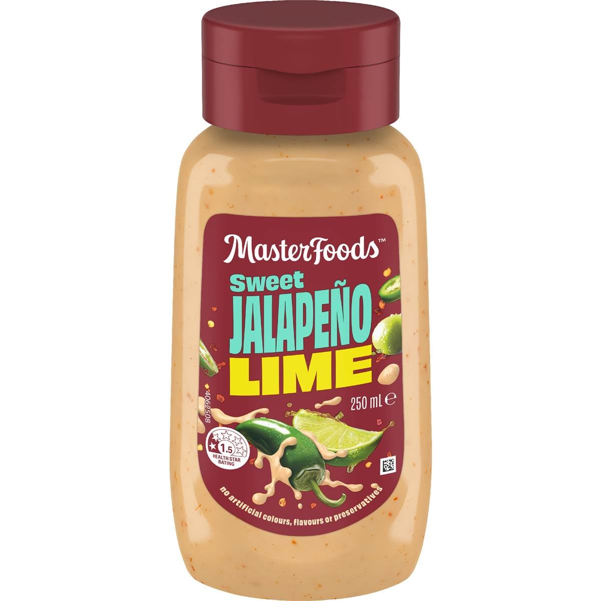 Masterfoods Sweet Jalapeno & Lime Sauce 250mL