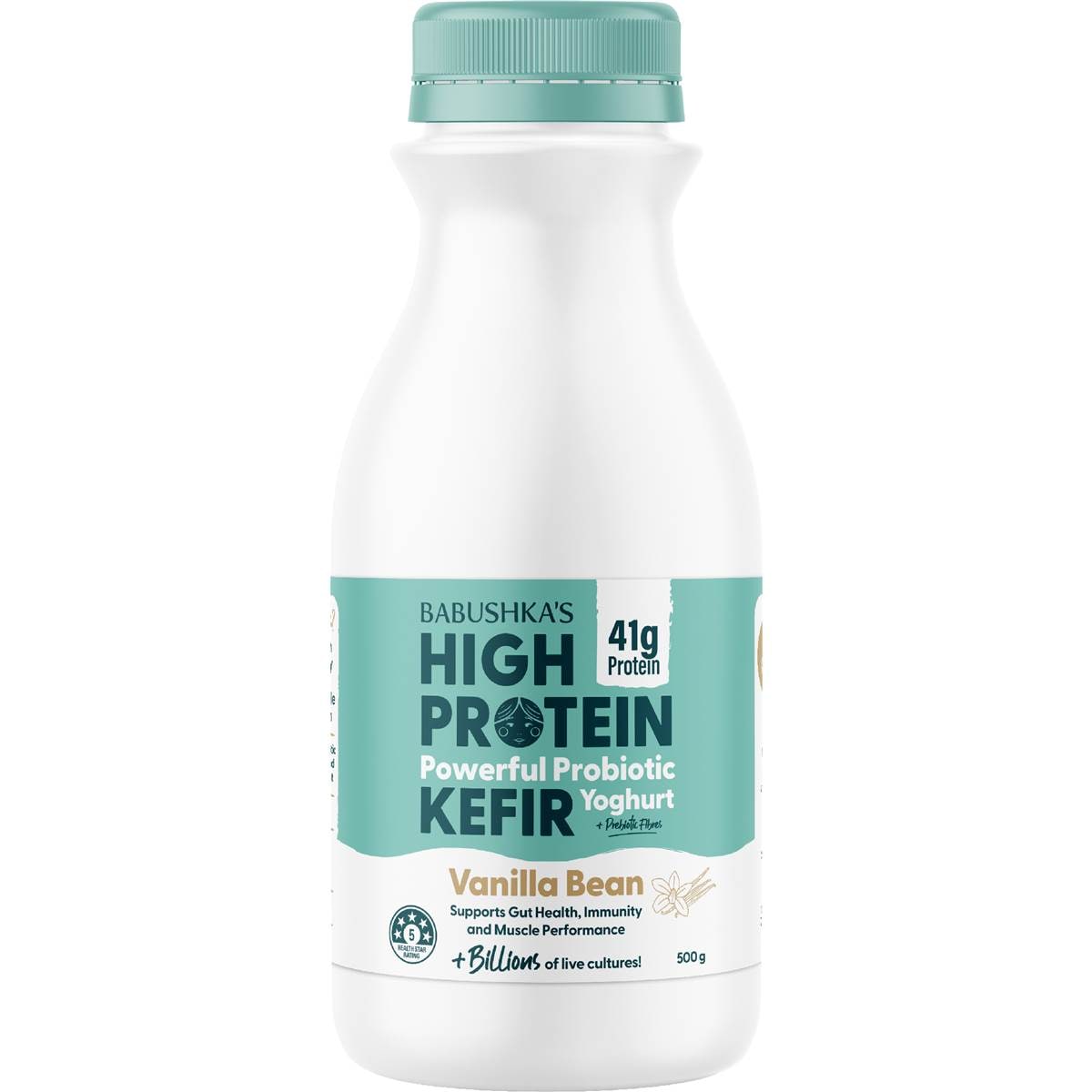 Babushka's High Protein Kefir Yoghurt Vanilla Bean