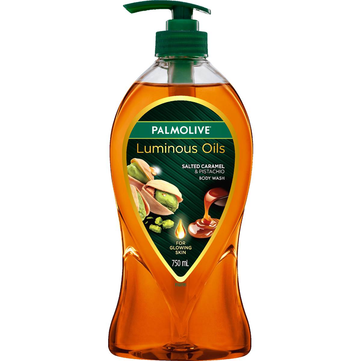 Palmolive Luminous Oils Body Wash Salted Caramel & Pistachio 750mL
