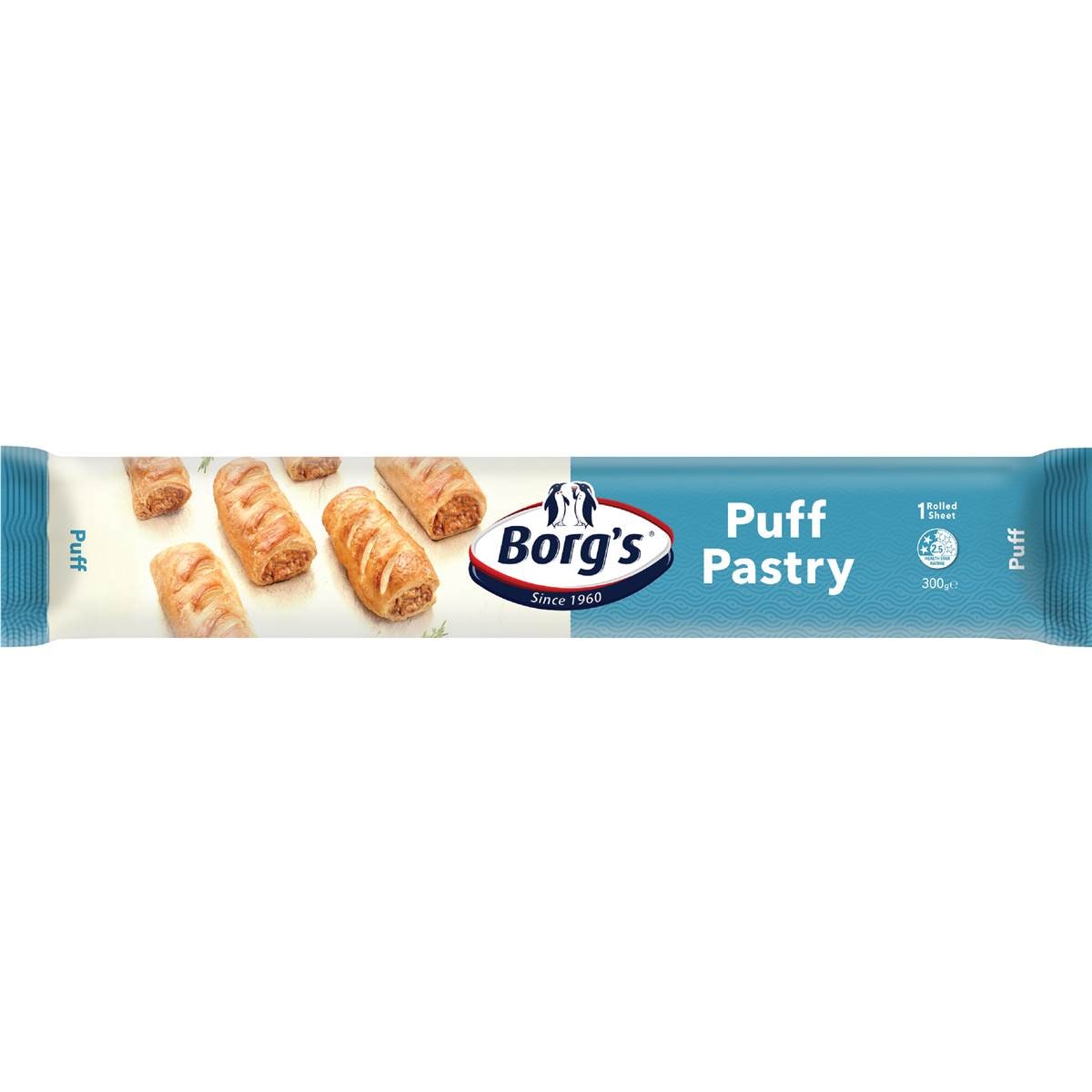 Borg's Puff Pastry Roll 300g