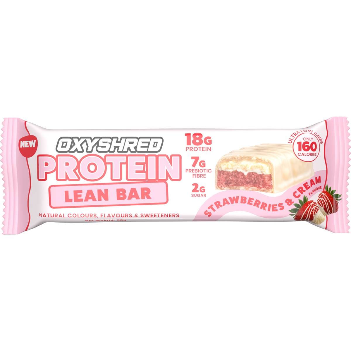 Oxyshred Protein Lean Bar Strawberries & Cream