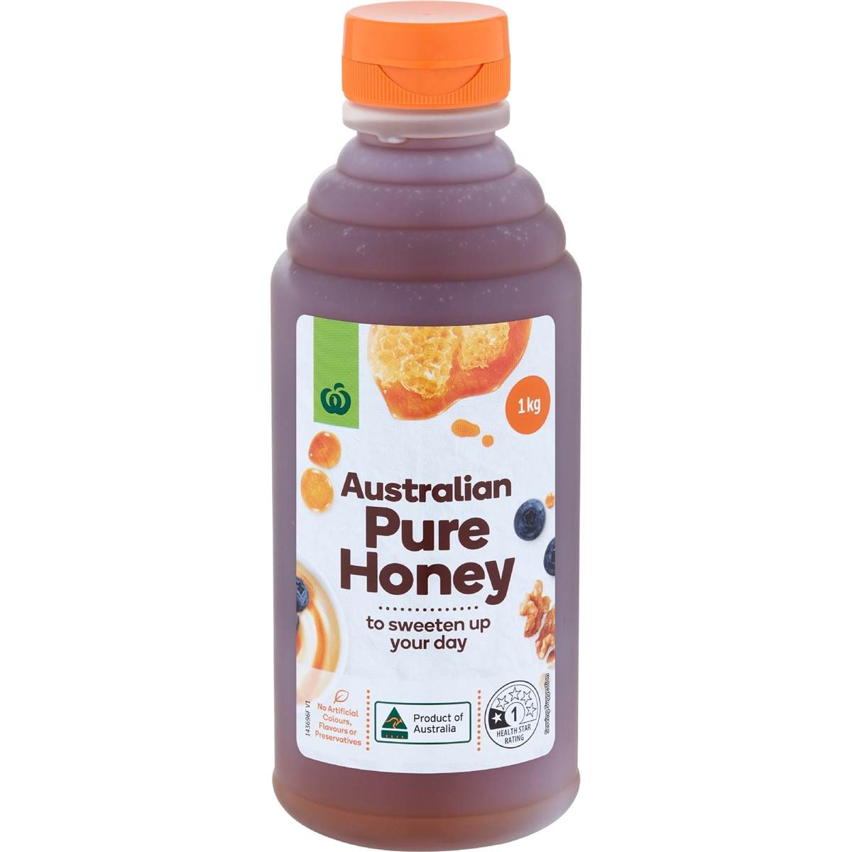 Woolworths Australian Pure Honey Squeeze 1kg