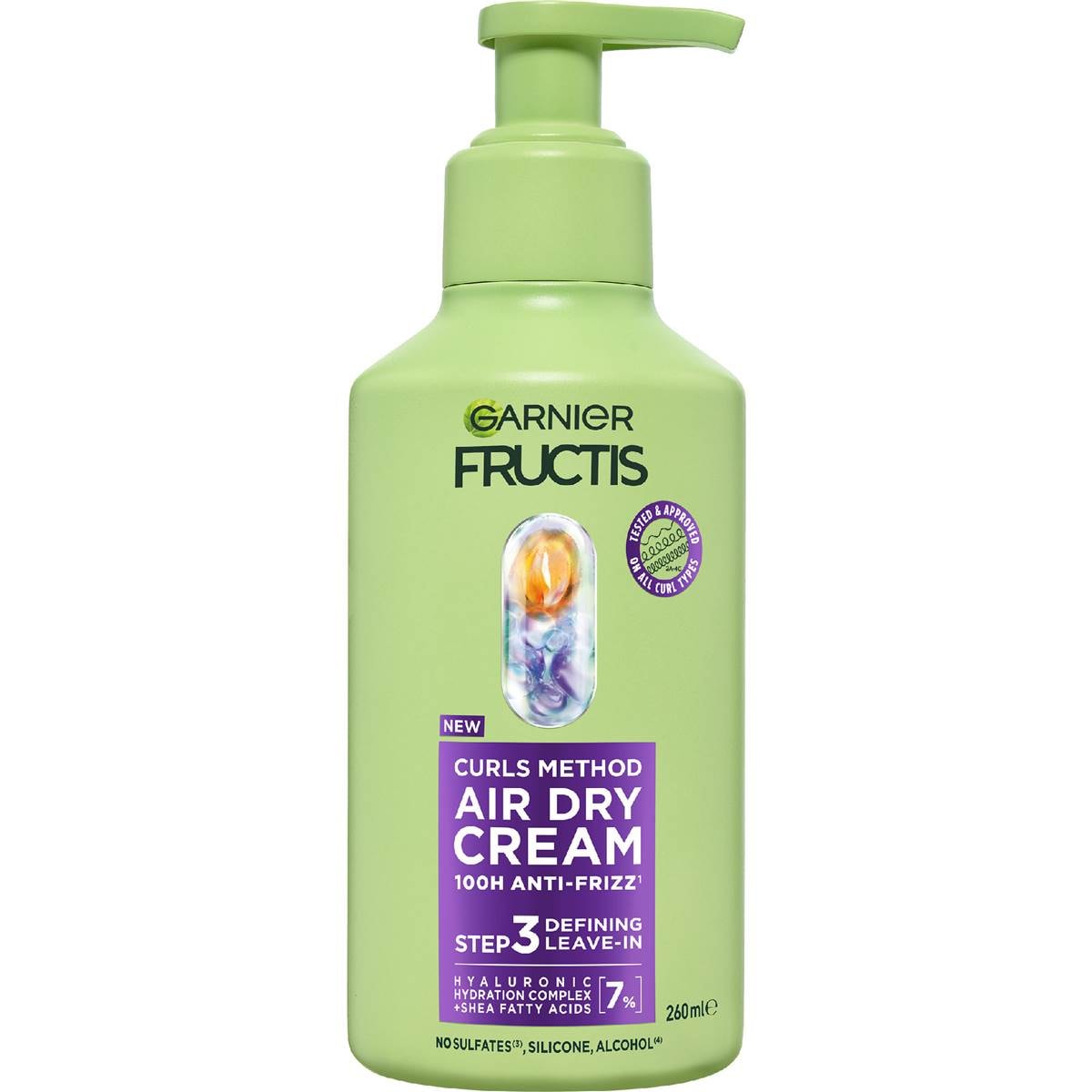 Garnier Fructis Curls Method Air Dry Cream 260mL