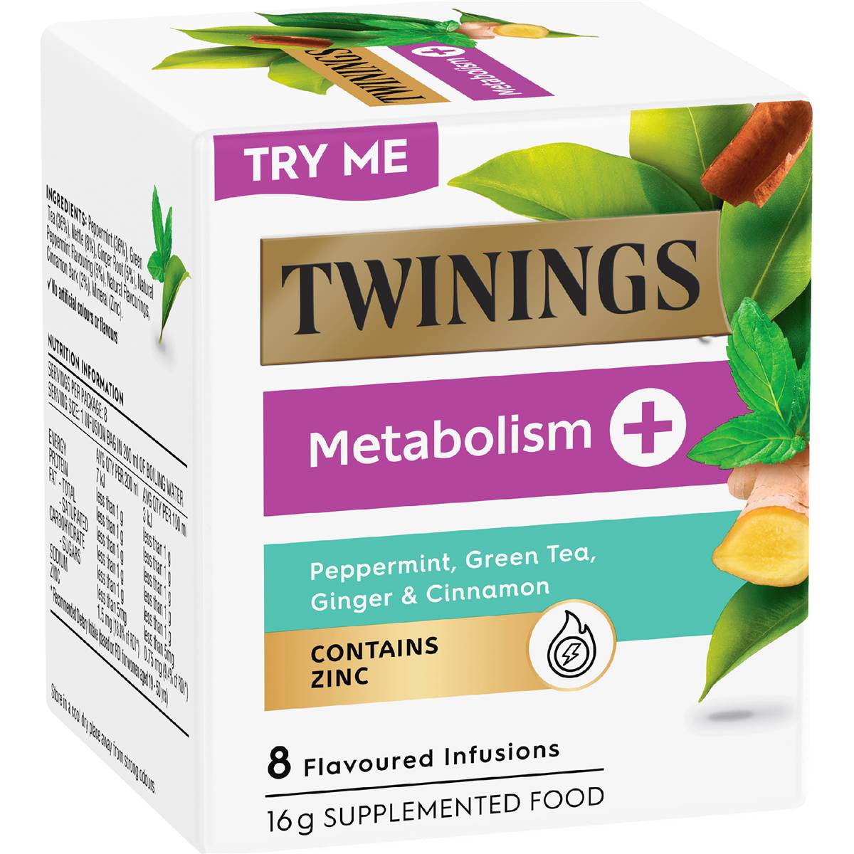 Twinings Metabolism Flavoured Infusions 8 pack