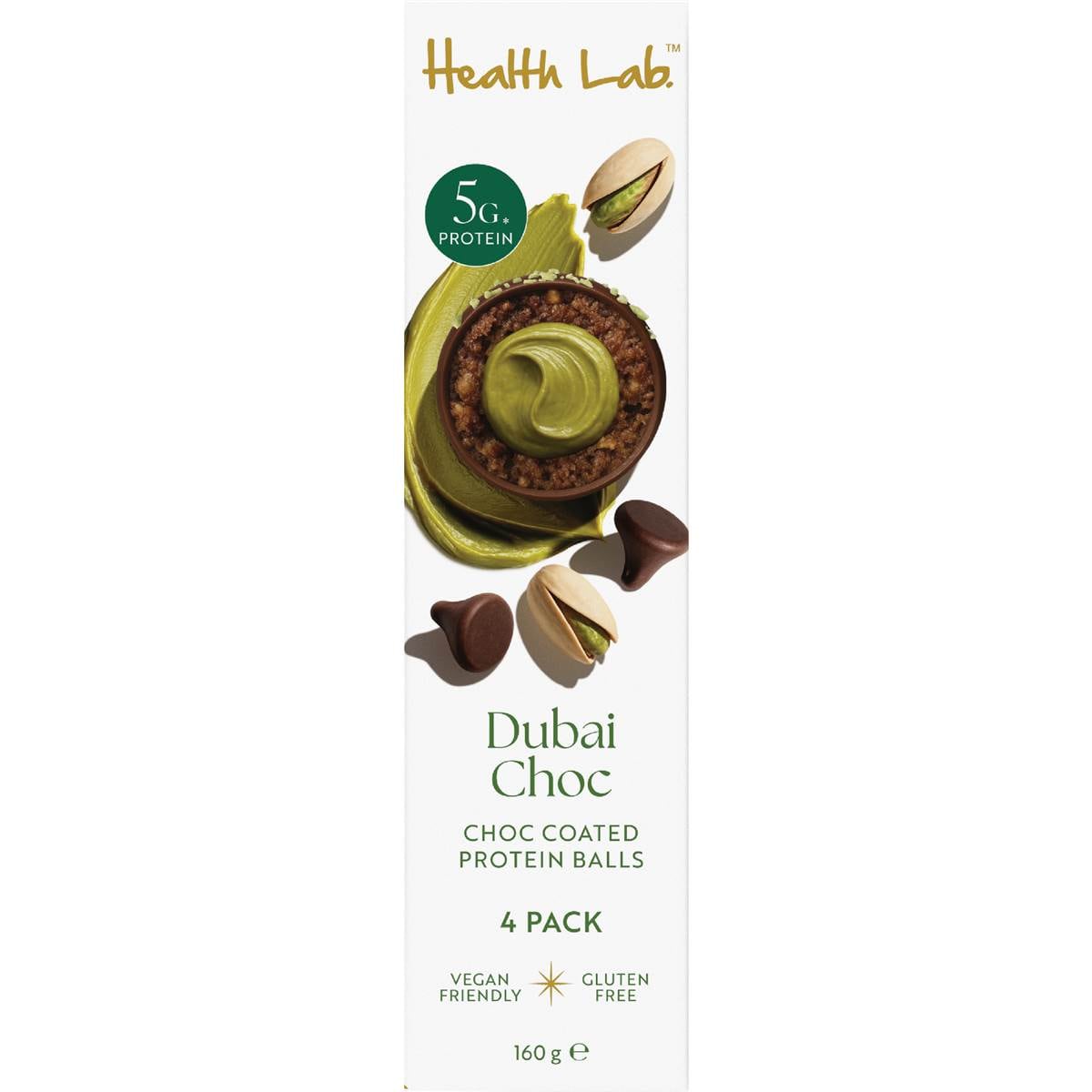 Health Lab Dubai Chocolate Coated Protein Balls