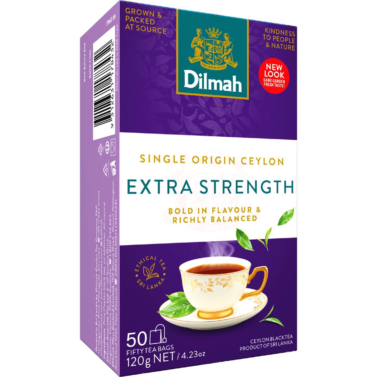 Dilmah Extra Strength Tea Bags 50 pack