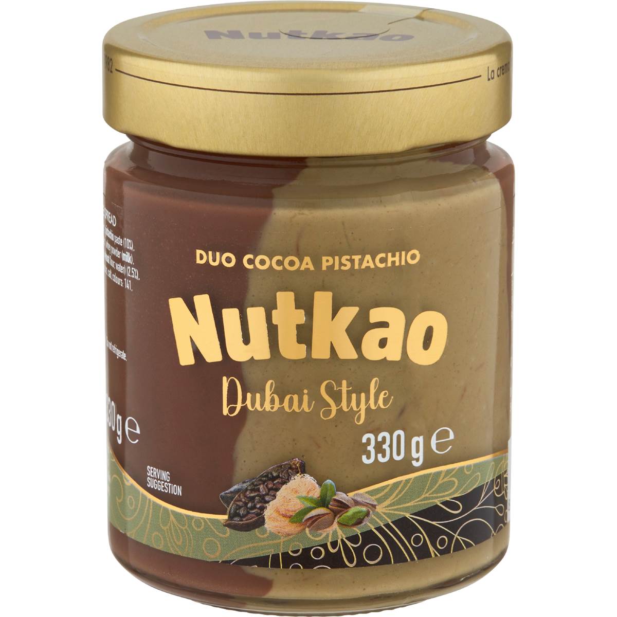 Nutkao Dubai Style Cocoa Pistachio Spread 330g