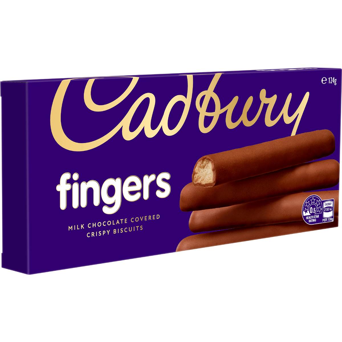 Cadbury Fingers Milk Chocolate Biscuits 124g
