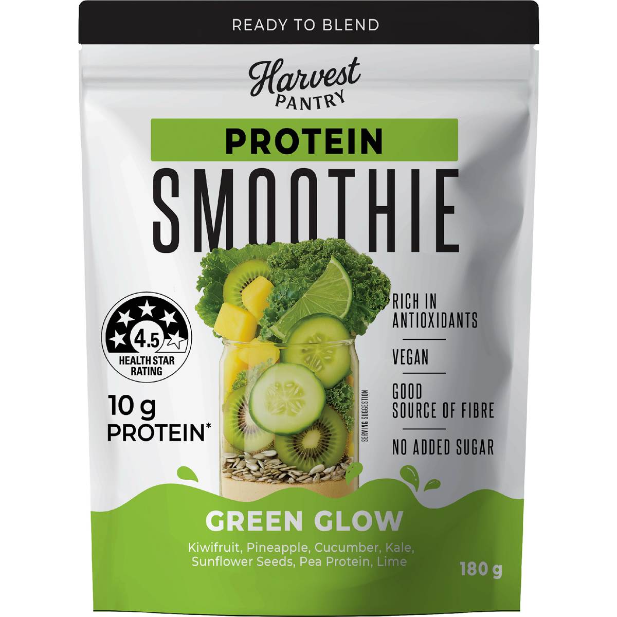 Harvest Pantry Protein Smoothie Green Glow