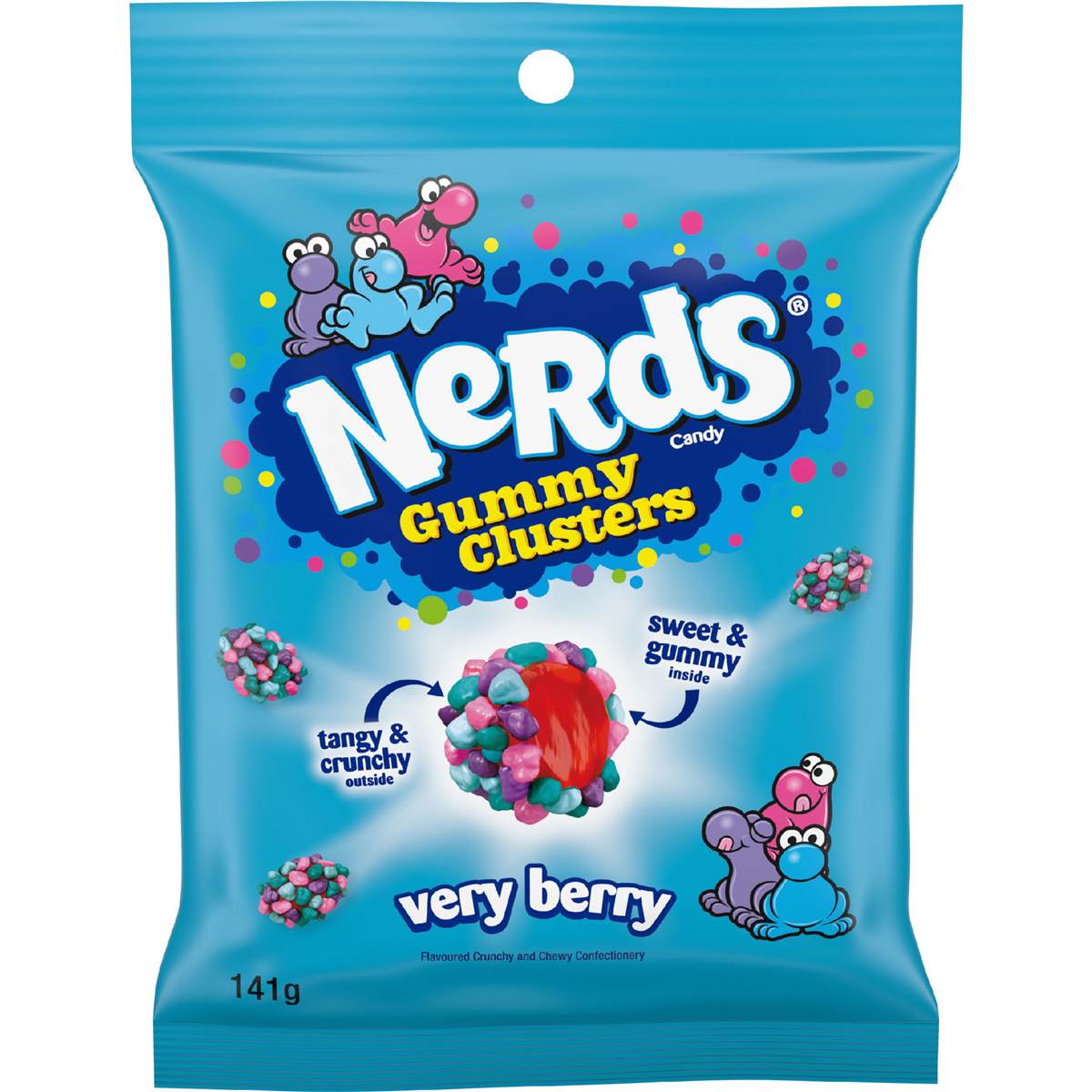 Nerds Very Berry Gummy Cluster 141g