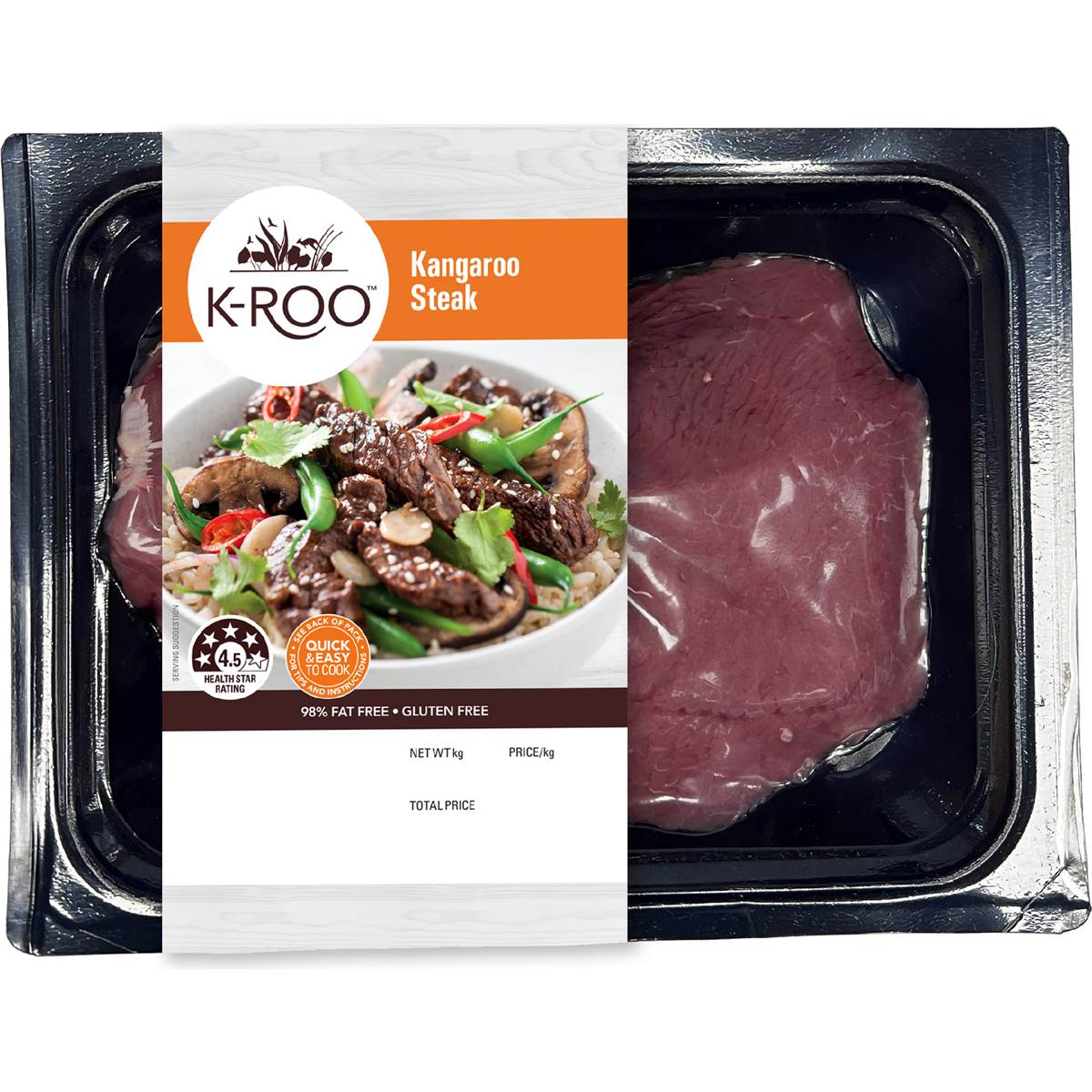 K-Roo Kangaroo Steak 500g