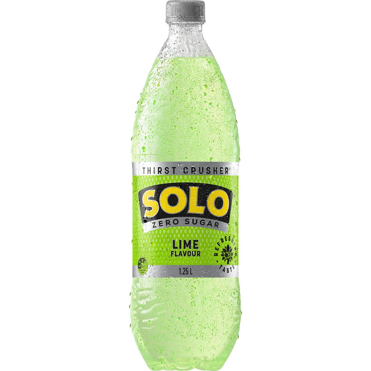Solo Zero Sugar Lime Soft Drink Bottle 1.25L