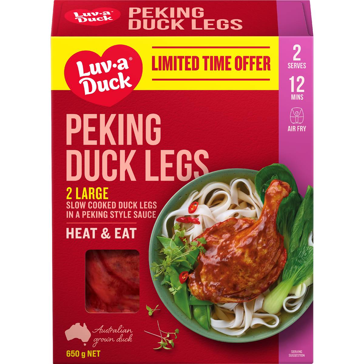 Luv-A-Duck Peking Duck Legs 650g
