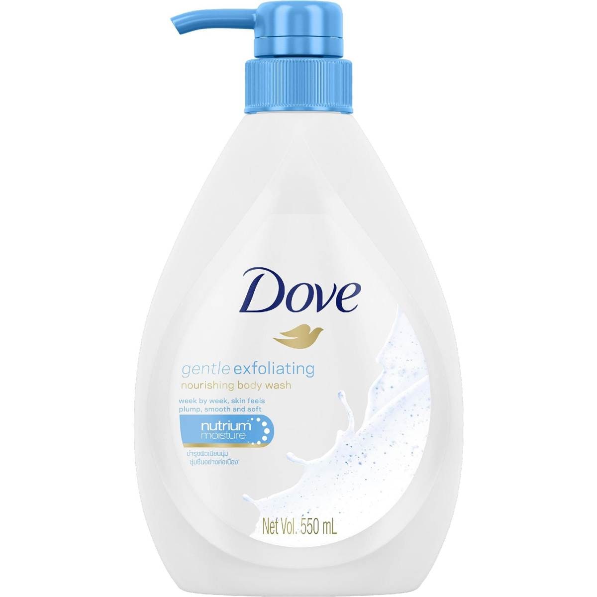 Dove Gentle Exfoliating Body Wash 550mL