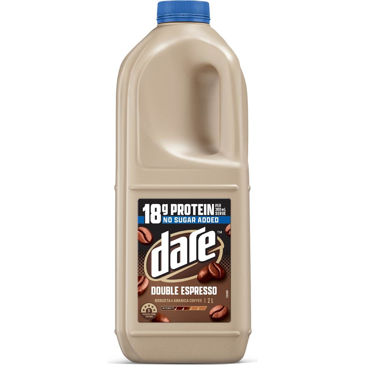 Dare Protein No Sugar Added Double Espresso Milk 2L