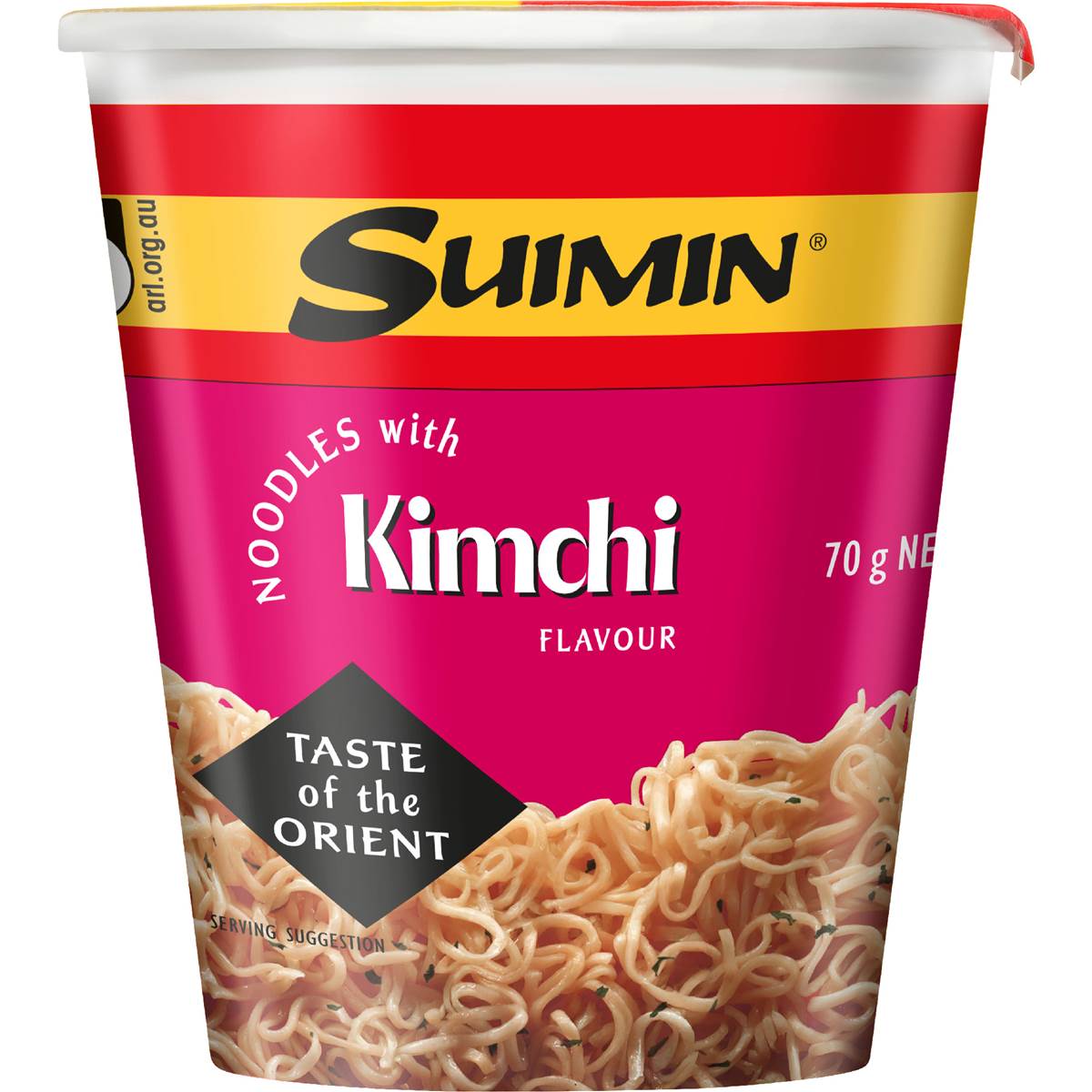 Suimin Noodle Cup Kimchi Flavour 70g