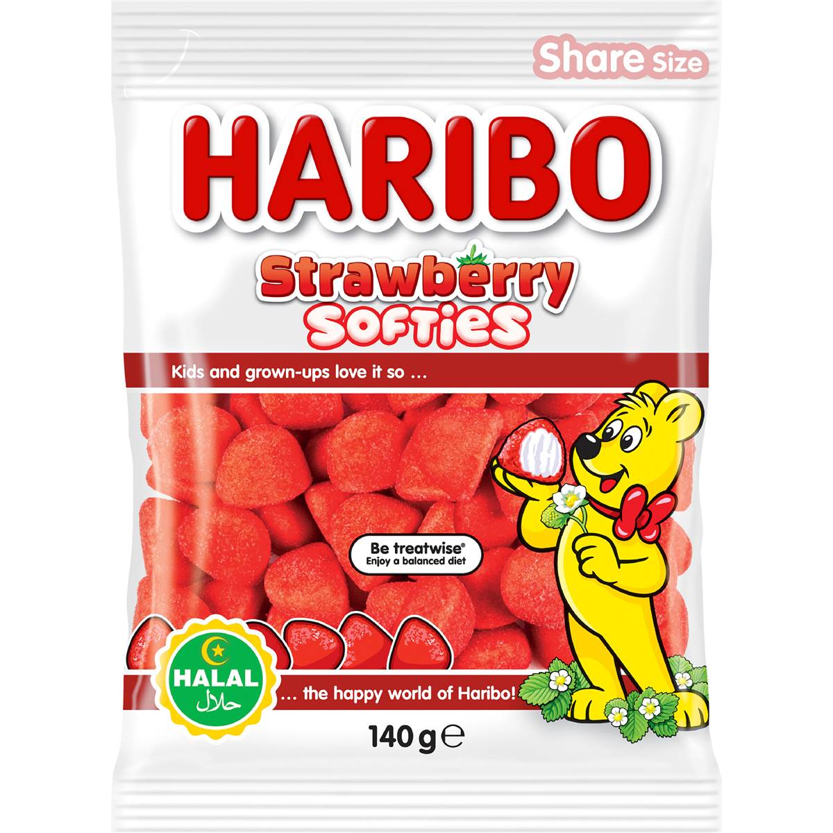 Haribo Strawberry Softies 140g