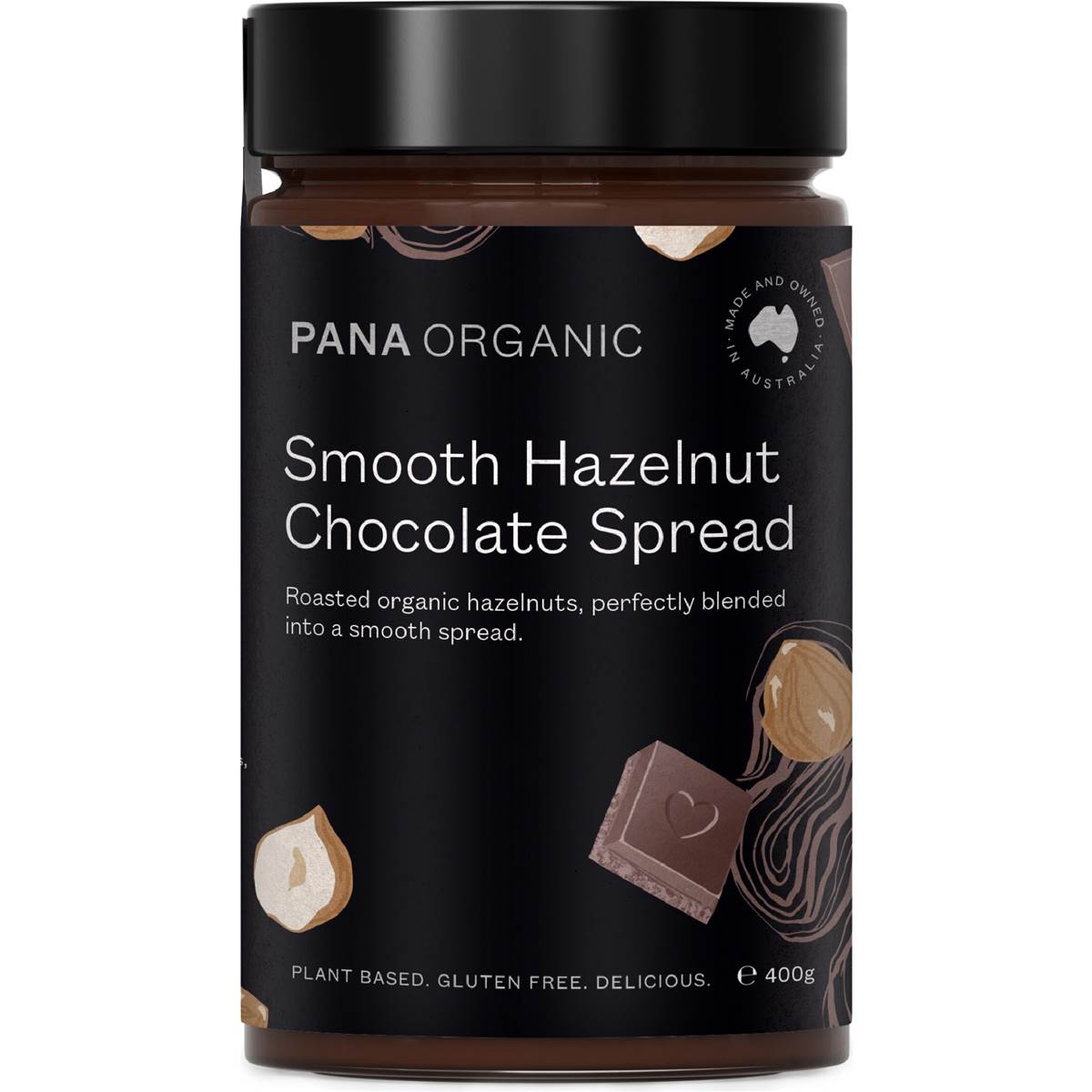 Pana Organic Smooth Hazelnut Chocolate Spread 400g