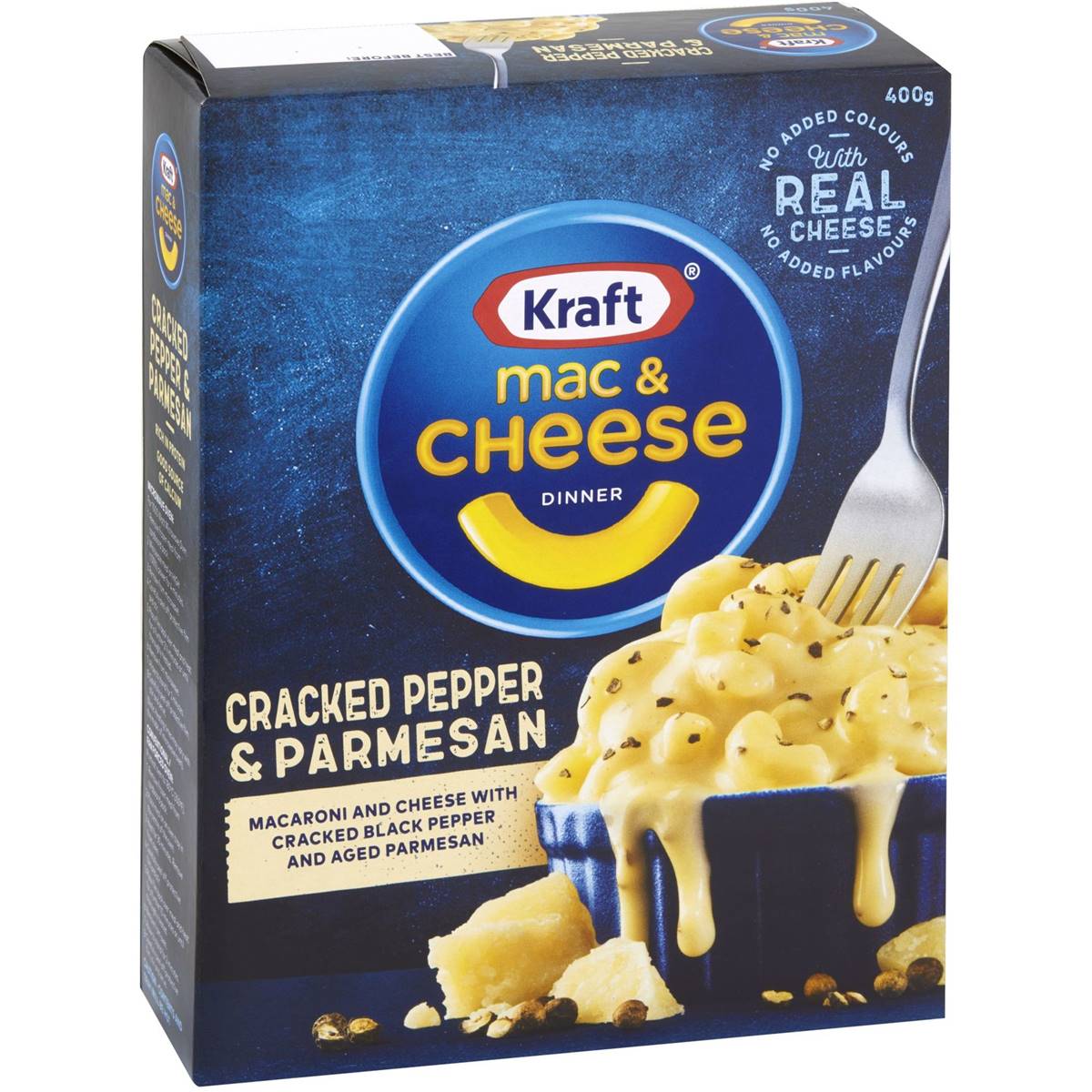 Kraft Mac & Cheese Cracked Pepper & Parmesan 400g | Woolworths