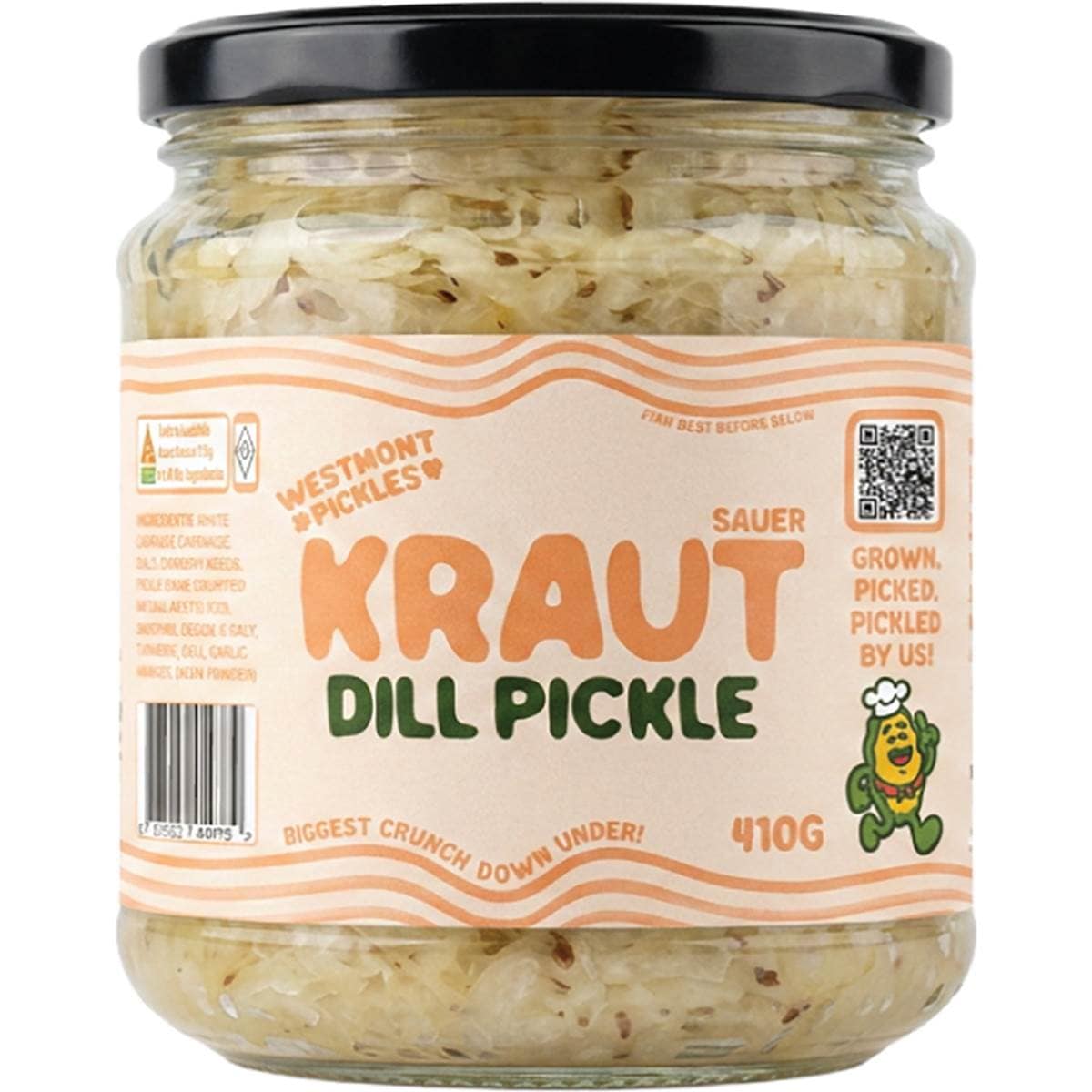 Westmont Pickles Kraut Dill Pickle 410g