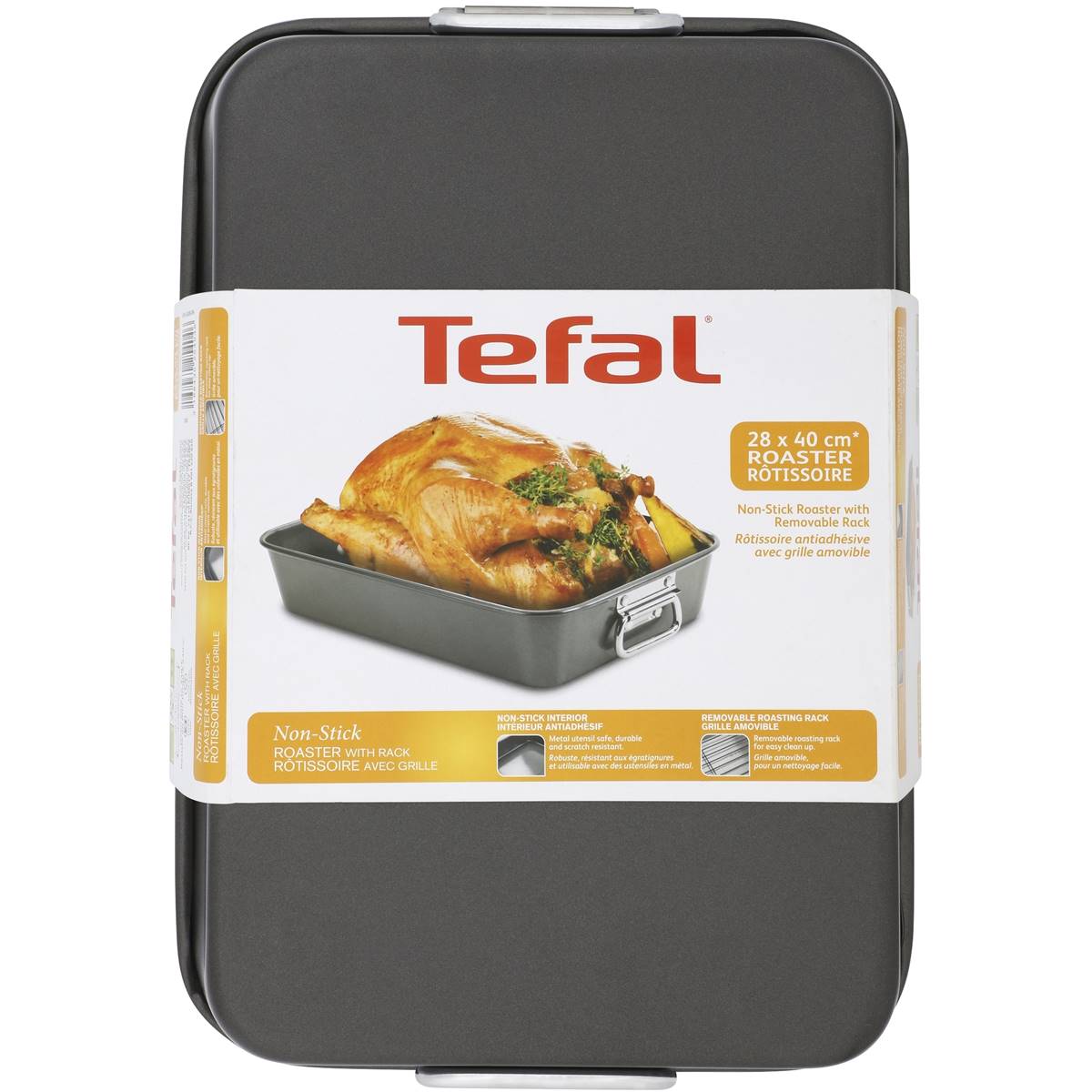 Tefal Bakeware Roaster And Flat Rack Each Woolworths