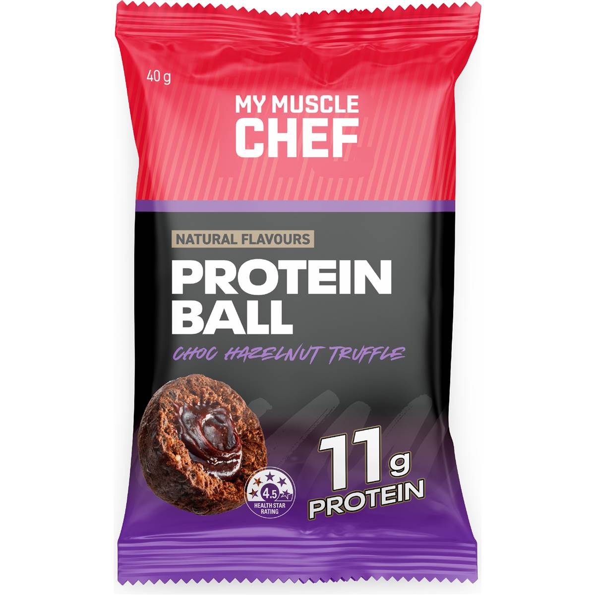 My Muscle Chef Protein Ball Choc Hazelnut Truffle 40g
