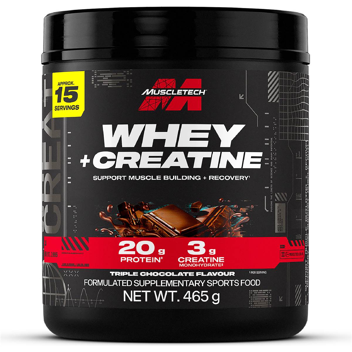 Muscle Tech Whey & Creatine Powder Triple Chocolate