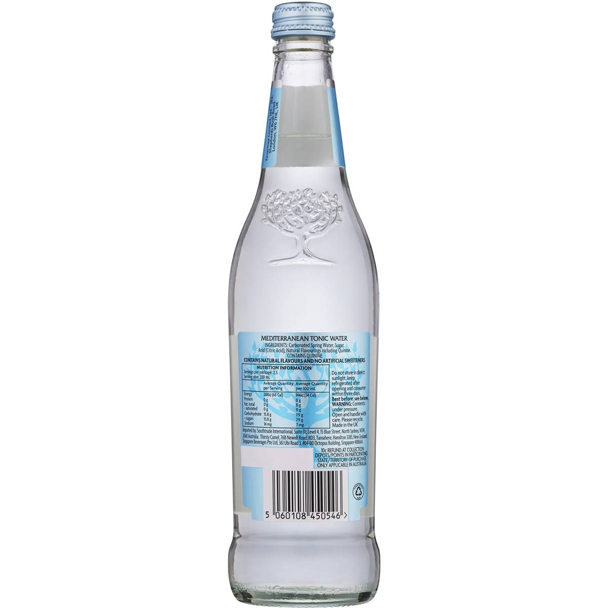 Fever-tree Mediterranean Tonic Water Bottles 500ml | Woolworths