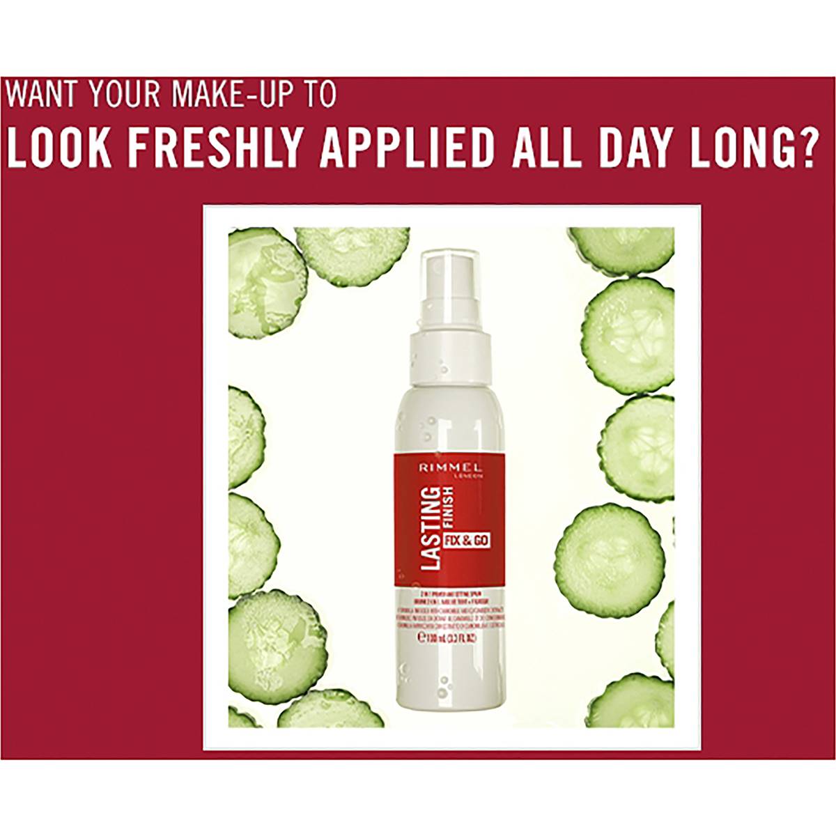 Rimmel Insta Fix & Go Primer & Setting Spray 100ml Woolworths