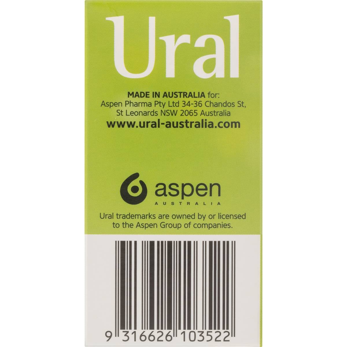 Ural Effervescent Powder Sachets Cranberry 20 Pack Woolworths
