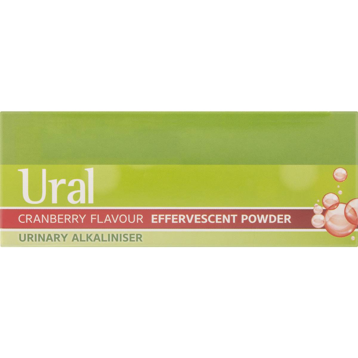Ural Effervescent Powder Sachets Cranberry 20 Pack Woolworths