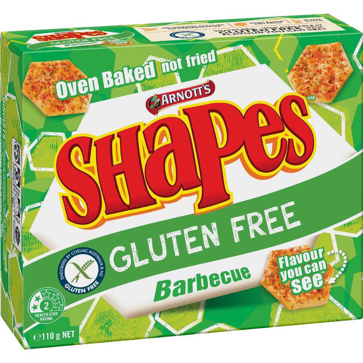 Arnott's Gluten Free Shapes Barbecue 110g