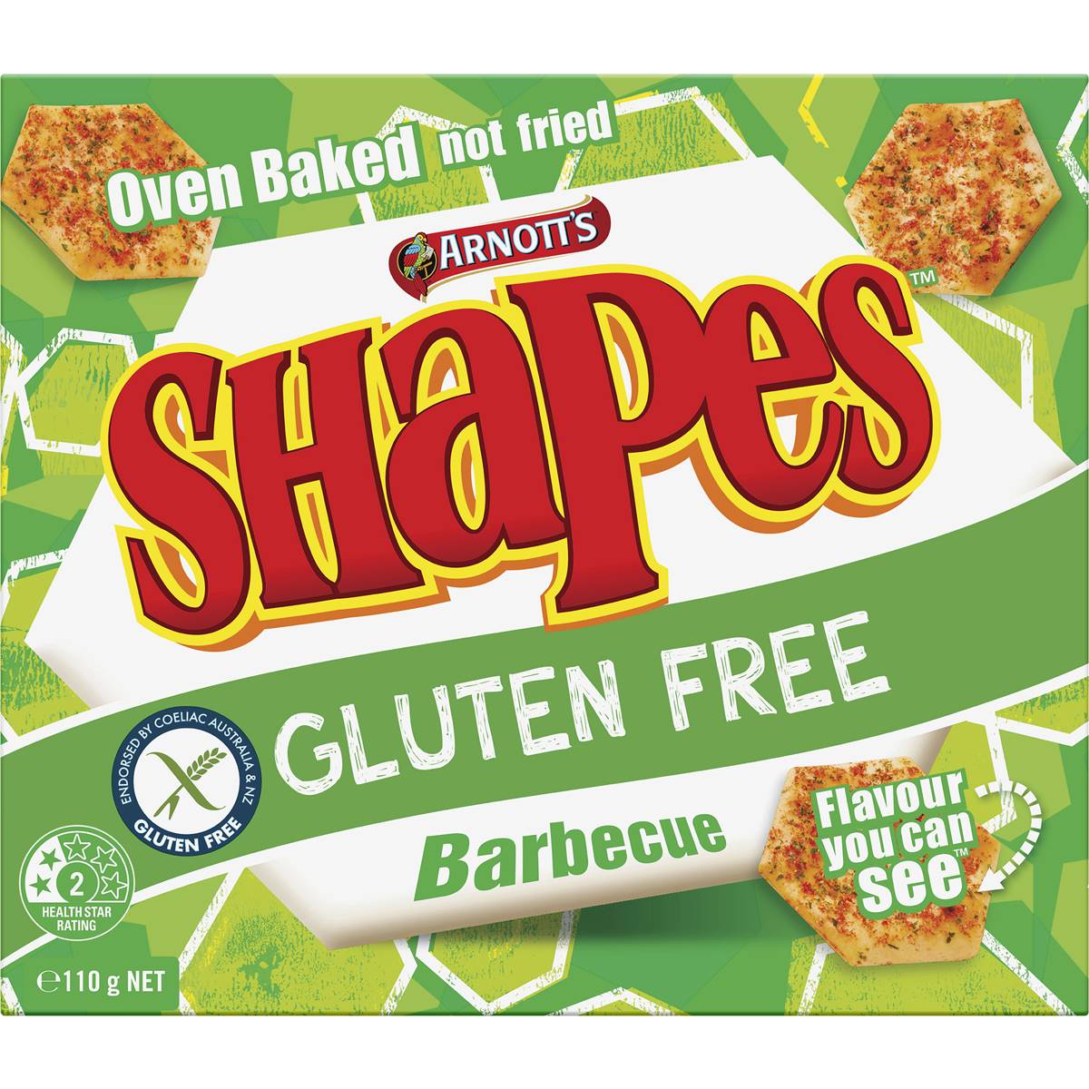 Arnott's Gluten Free Shapes Barbecue 110g | Woolworths