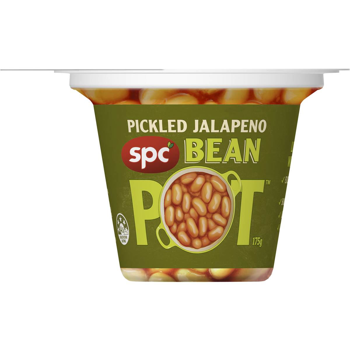 Spc Bean Pot Pickled Jalapeno 175g Woolworths