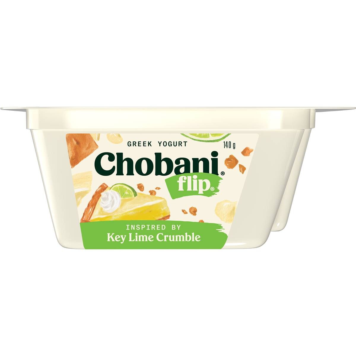 Chobani Flip Greek Yoghurt Key Lime Crumble 140g Woolworths