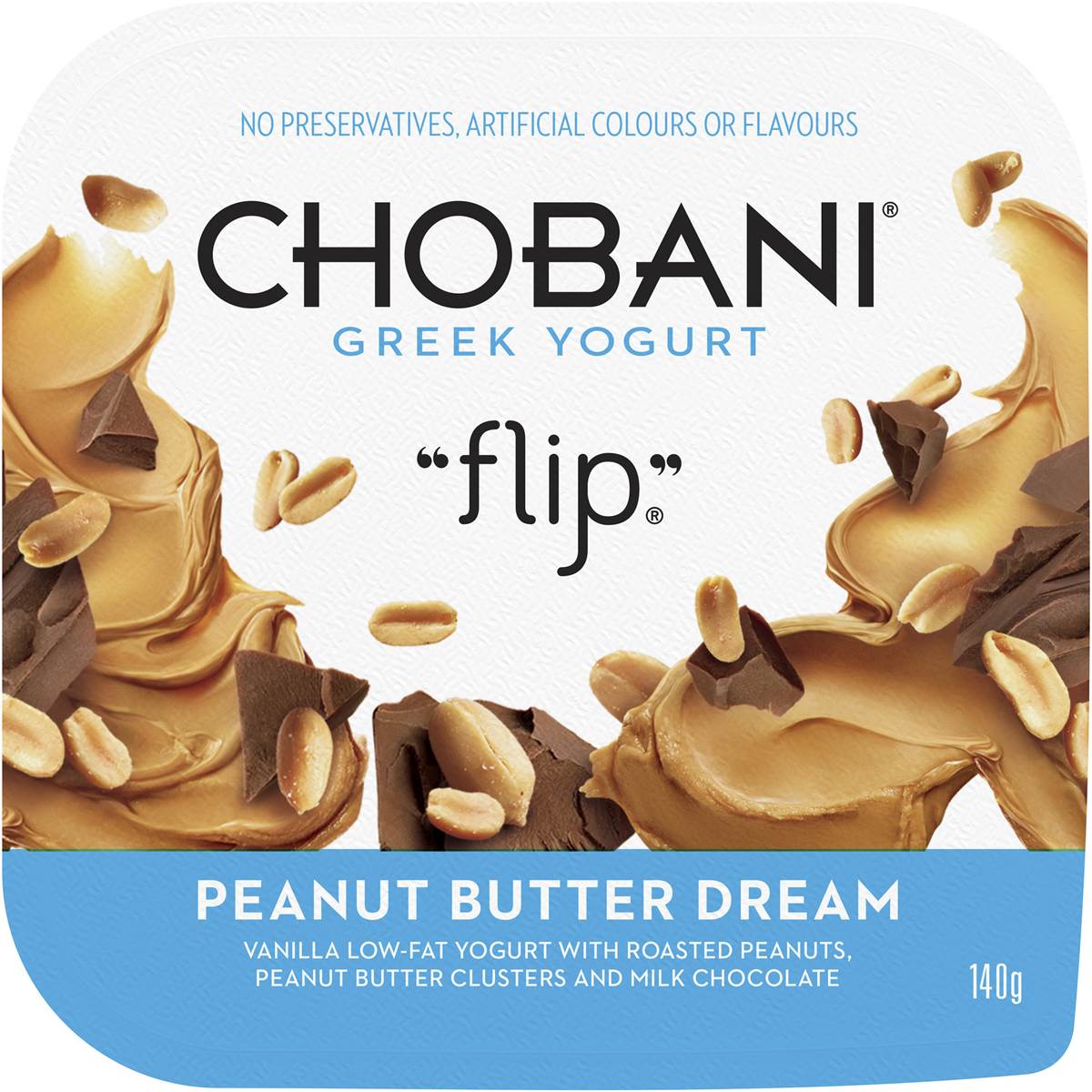 Chobani Flip Greek Yoghurt Peanut Butter Dream 140g Woolworths